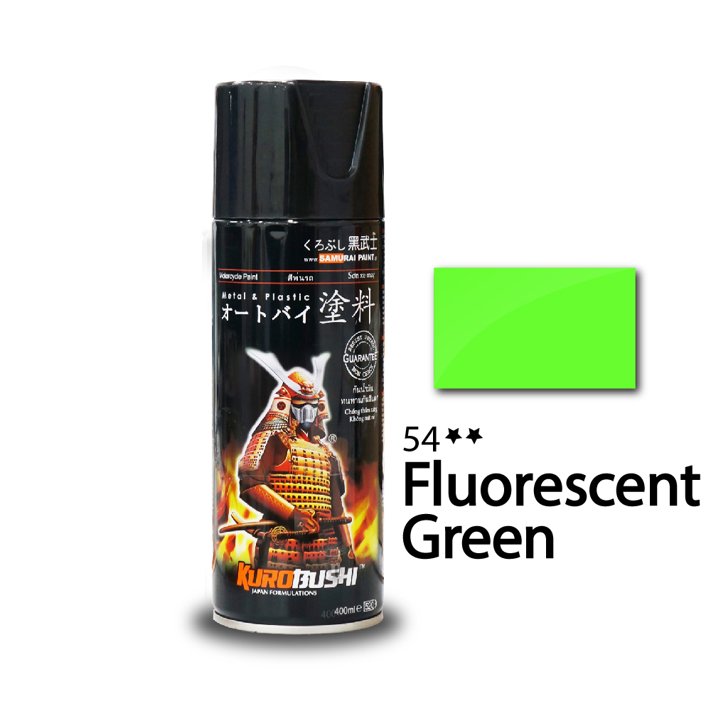 54** Fluorescent Green (Neon Green) - Samurai Paint Philippines