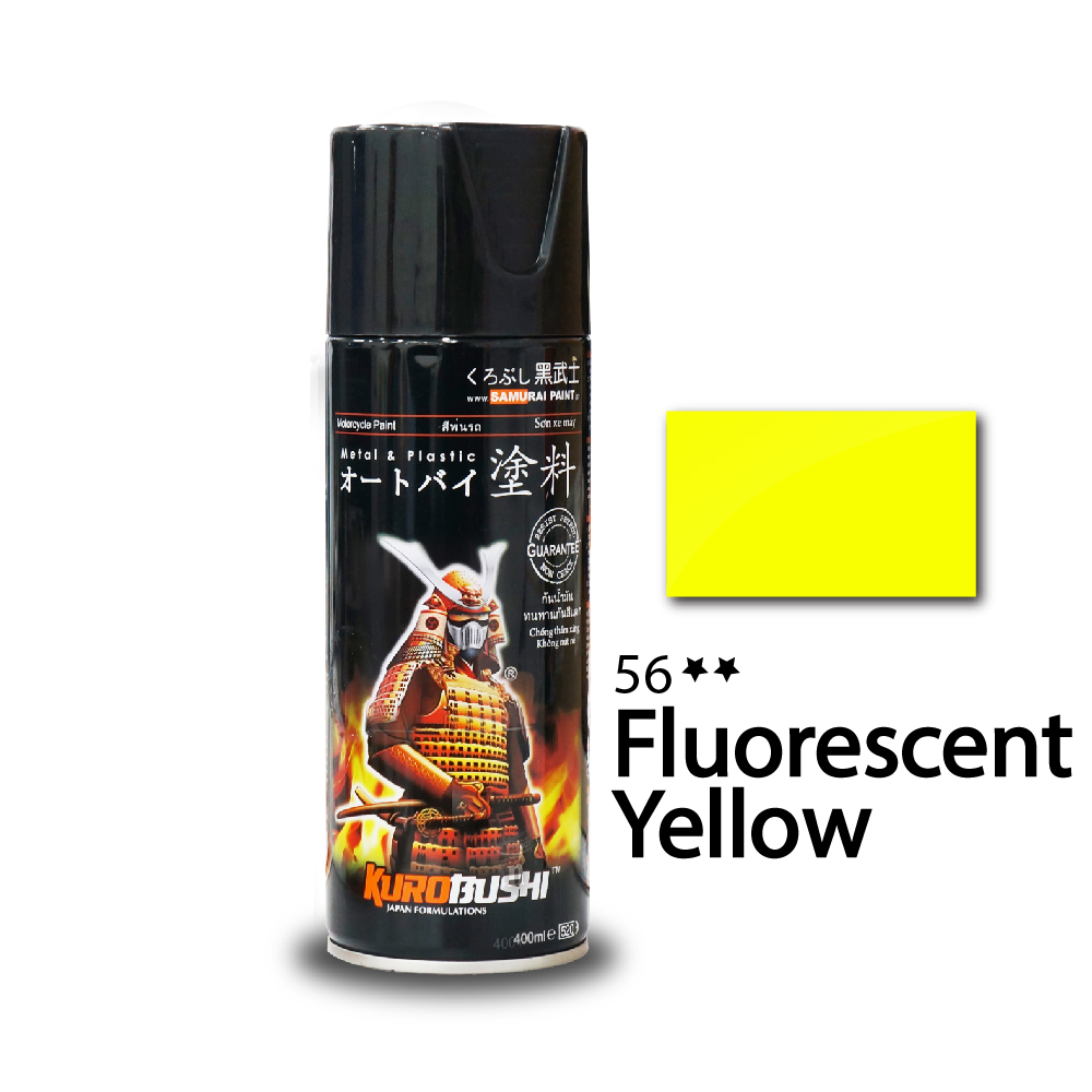 56** Fluorescent Yellow (Neon Yellow) - Samurai Paint Philippines